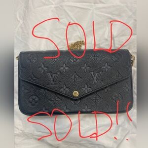 Sold!!!🖤Louis Vuitton Félicie Pochette